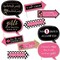 Big Dot of Happiness Funny Girls Night Out - Bachelorette Party Photo Booth Props Kit - 10 Piece